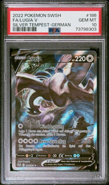 (DE) PSA 10 Lugia 186