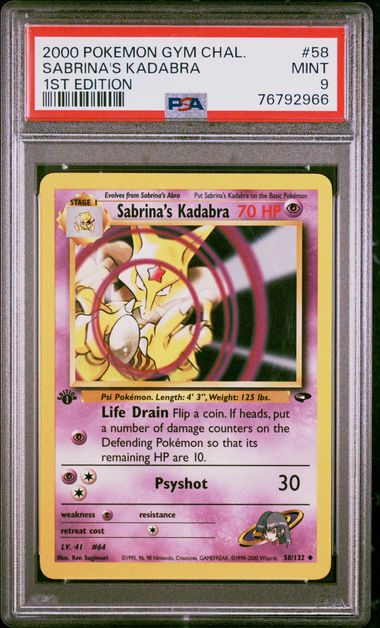 (EN) PSA 9 1. Edition Sabrina´s Kadabra